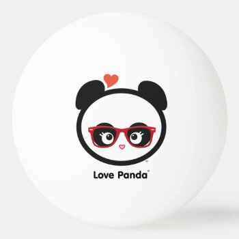 Love Panda® Ping-pong Ball by CUTEbrandsGIFTS at Zazzle