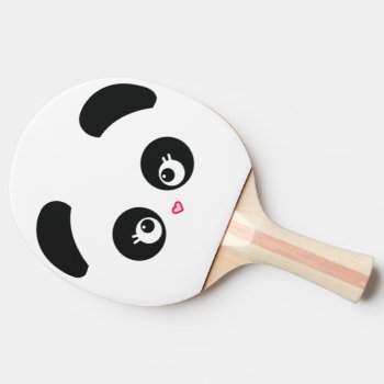 Love Panda® Ping Pong Paddle by CUTEbrandsGIFTS at Zazzle