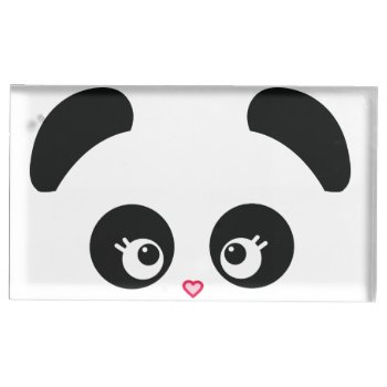 Love Panda® Place Card Holder by CUTEbrandsOFFICE at Zazzle