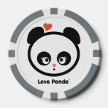 Love Panda&#174; Poker Chips at Zazzle