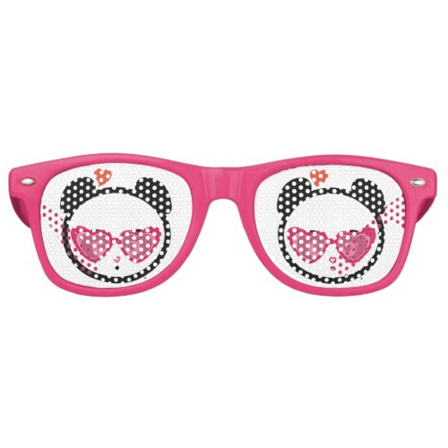 Love Panda Retro Sunglasses