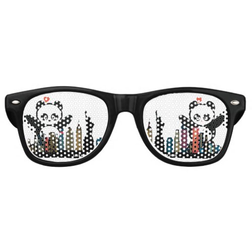 Love Panda Retro Sunglasses