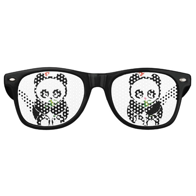Love Panda® Retro Sunglasses (Front)