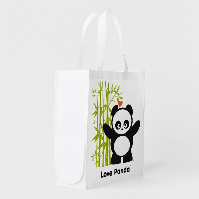 Love Panda® Reusable Grocery Bag (Front Side)