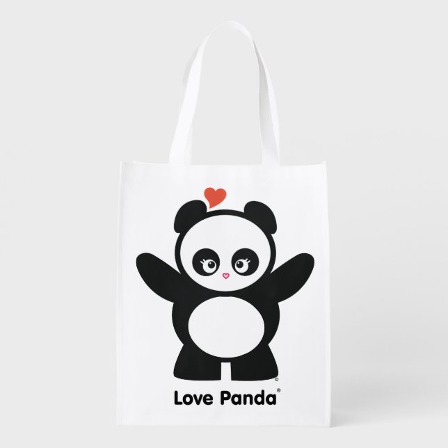 Love Panda® Reusable Grocery Bag (Back)