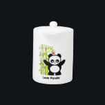Love Panda® Tea Pot<br><div class="desc">Tea Time with the Love Panda® Tea Pot from Cute Brands. For more information on Love Panda® check us out at CUTEandHAPPY.com</div>