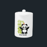 Love Panda® Tea Pot<br><div class="desc">Tea Time with the Love Panda® Tea Pot from Cute Brands. For more information on Love Panda® check us out at CUTEandHAPPY.com</div>