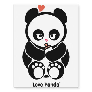 Love Panda® Temporary Tattoos