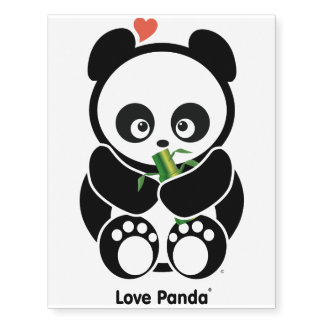 Love Panda® Temporary Tattoos