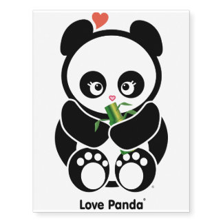 Love Panda® Temporary Tattoos