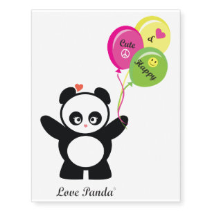 Love Panda® Temporary Tattoos