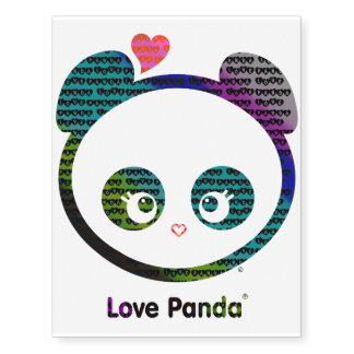 Love Panda® Temporary Tattoos
