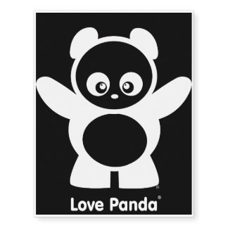 Love Panda® Temporary Tattoos