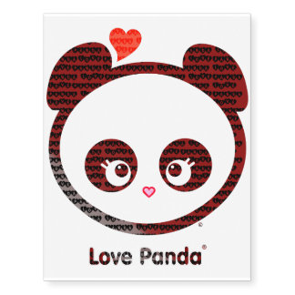 Love Panda® Temporary Tattoos