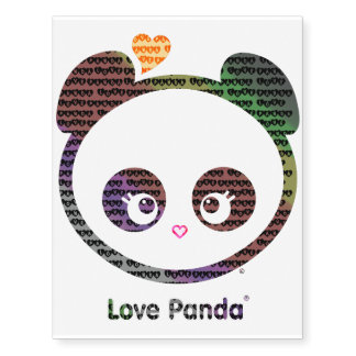 Love Panda® Temporary Tattoos