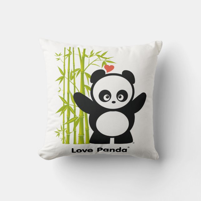 Love Panda® Throw Pillows (Front)