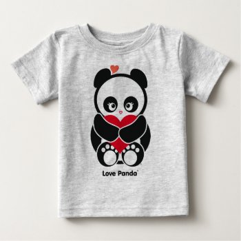 Love Panda® Toddler Long Sleeve Baby T-shirt by CUTEbrandsAPPAREL at Zazzle