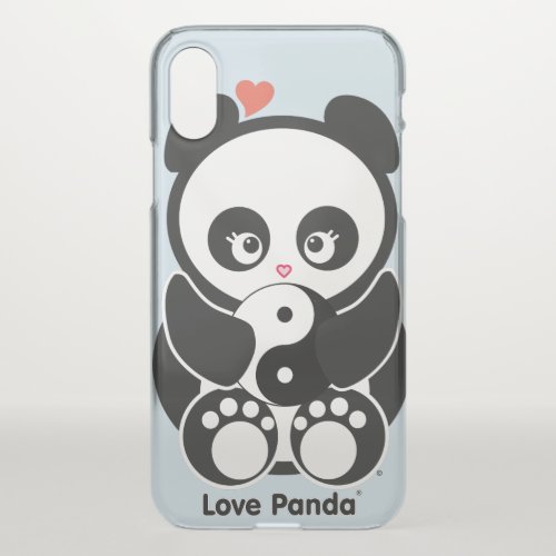 Love Panda iPhone X Case