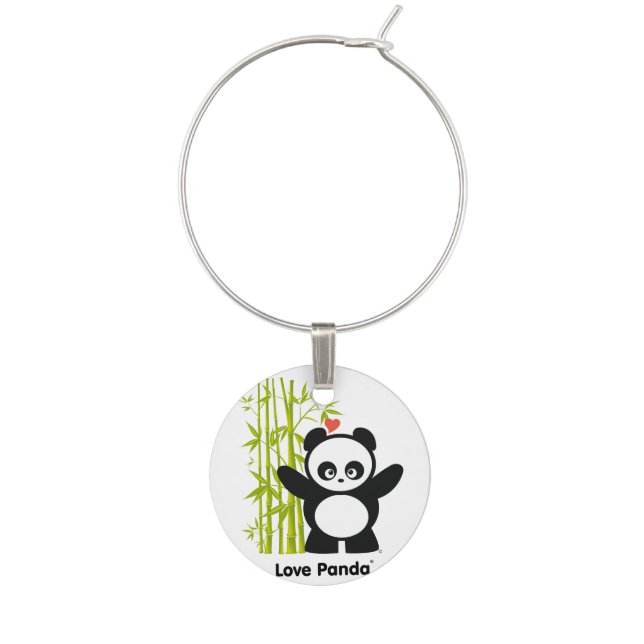 Love Panda® Wine charm (Front)