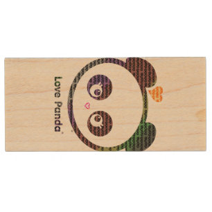 Love Panda® Wood Flash Drive