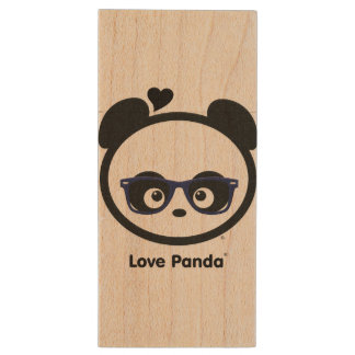 Love Panda® Wood Flash Drive