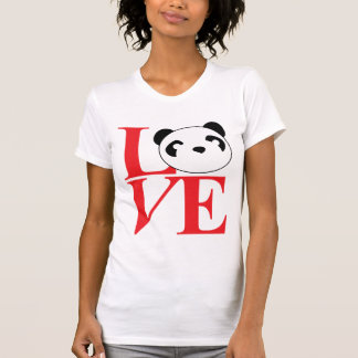 Love Pandas Tee in Red