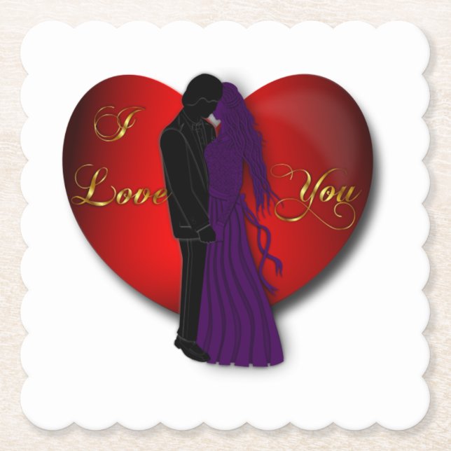 Love Paper Coaster (Front)