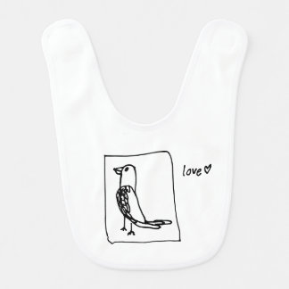 love parakeet bib