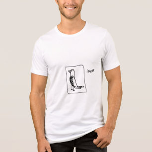 love parakeet t-shirt Tri-Blend shirt