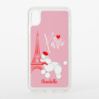 Love Paris French Poodle  Personalized Speck iPhone XS Max Case