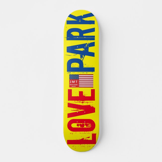 LOVE PARK Skateboard, 7¾" Deck (Front)