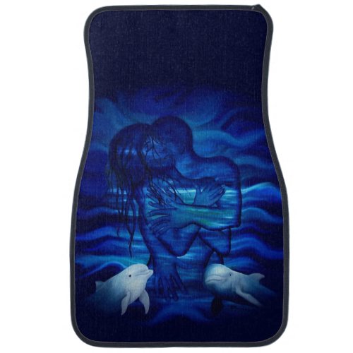 Love Passion act _ pair with Dolphin pair Car Floor Mat