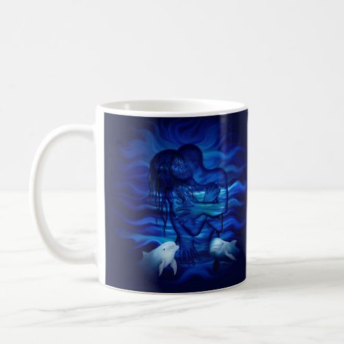 Love Passion act _ pair with Dolphin pair Coffee Mug