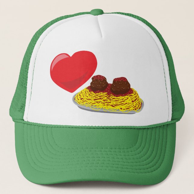 Love pasta!  Customizable: Trucker Hat (Front)