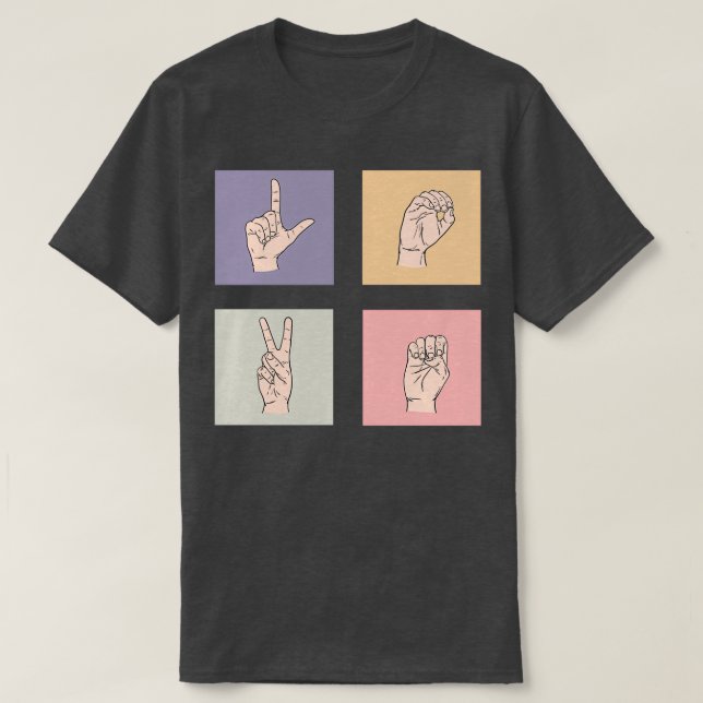 LOVE Pastel T-Shirt (Design Front)