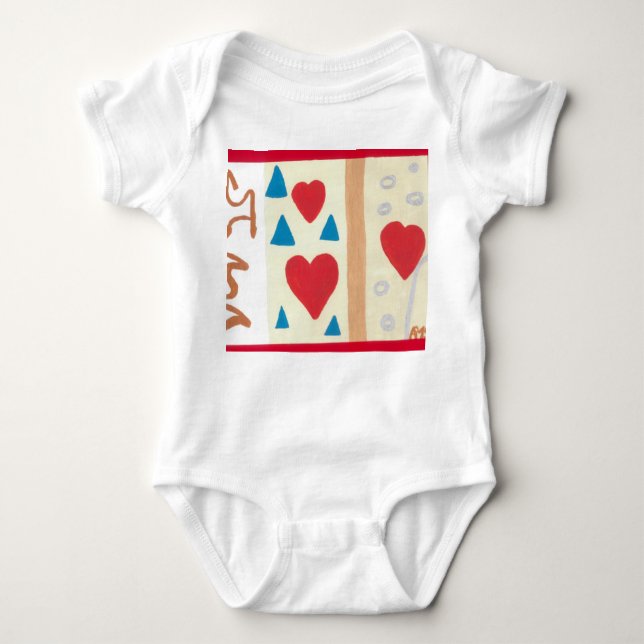 Love Path Baby Jersey Bodysuit (Front)