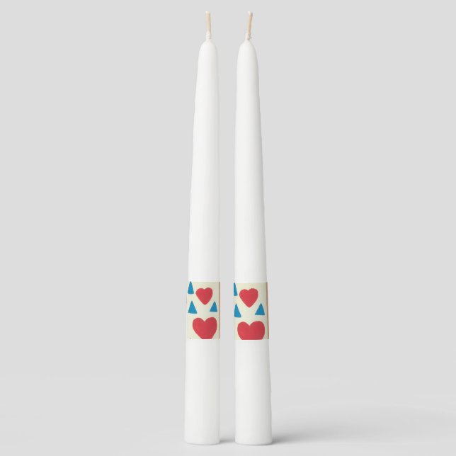 Love Path Pair of Taper Candles (Front)