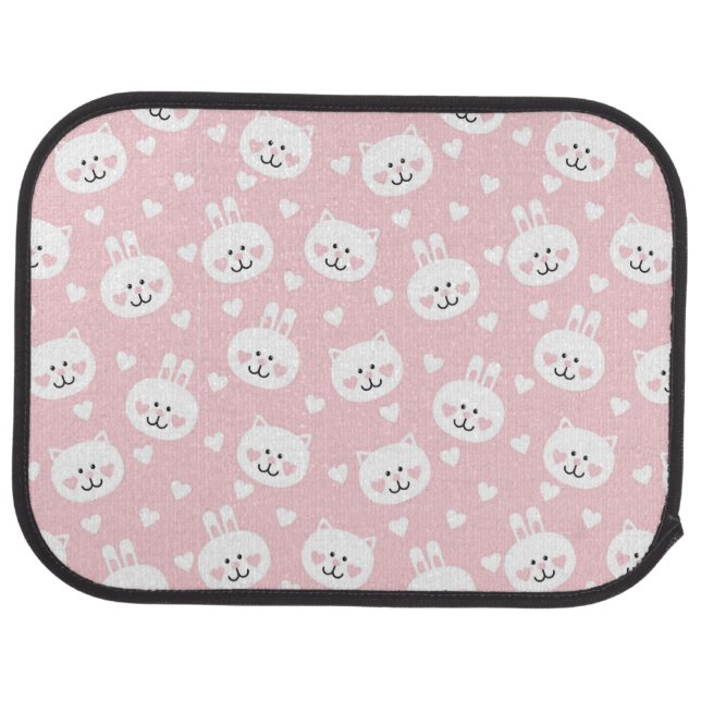 Love Pattern 2 Car Floor Mat (Rear)