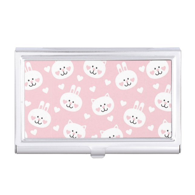 Love Pattern 2 Case For Business Cards (Front)