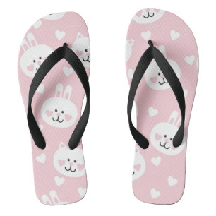 Love Pattern 2 Flip Flops