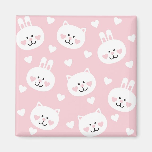 Love Pattern 2 Magnet (Front)