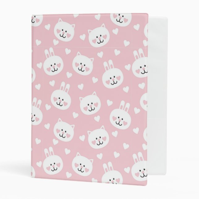 Love Pattern 2 Mini Binder (Front/Inside)