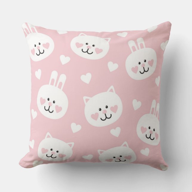 Love Pattern 2 Throw Pillow (Front)