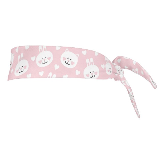 Love Pattern 2 Tie Headband (Rotate 90)