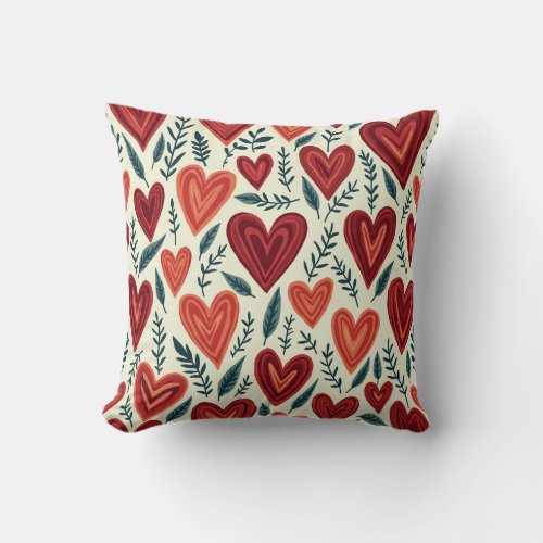 love pattern pillow cushion Edit