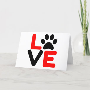 LOVE PAW HOLIDAY CARD