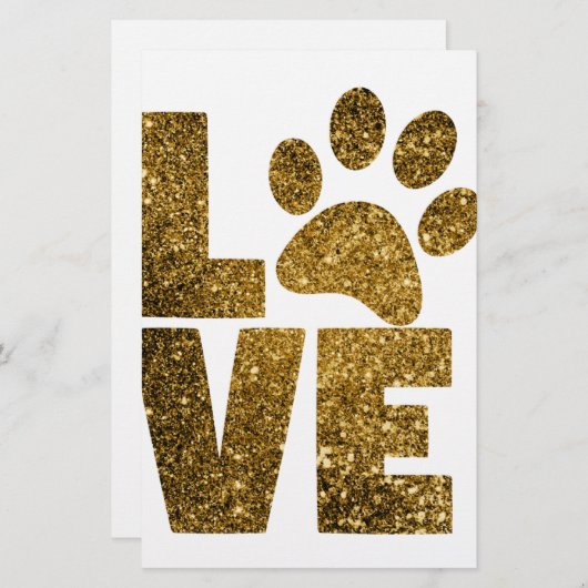 Love paw-print (Front/Back)