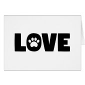 Love Paw Print (Front Horizontal)