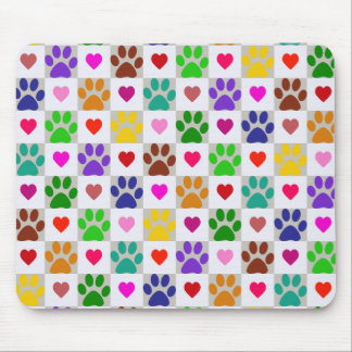 LOVE PAWS MOUSE PAD