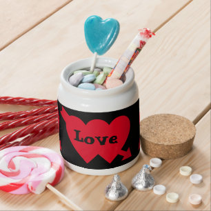 LOVE PEACE AND JOY Candy Jar